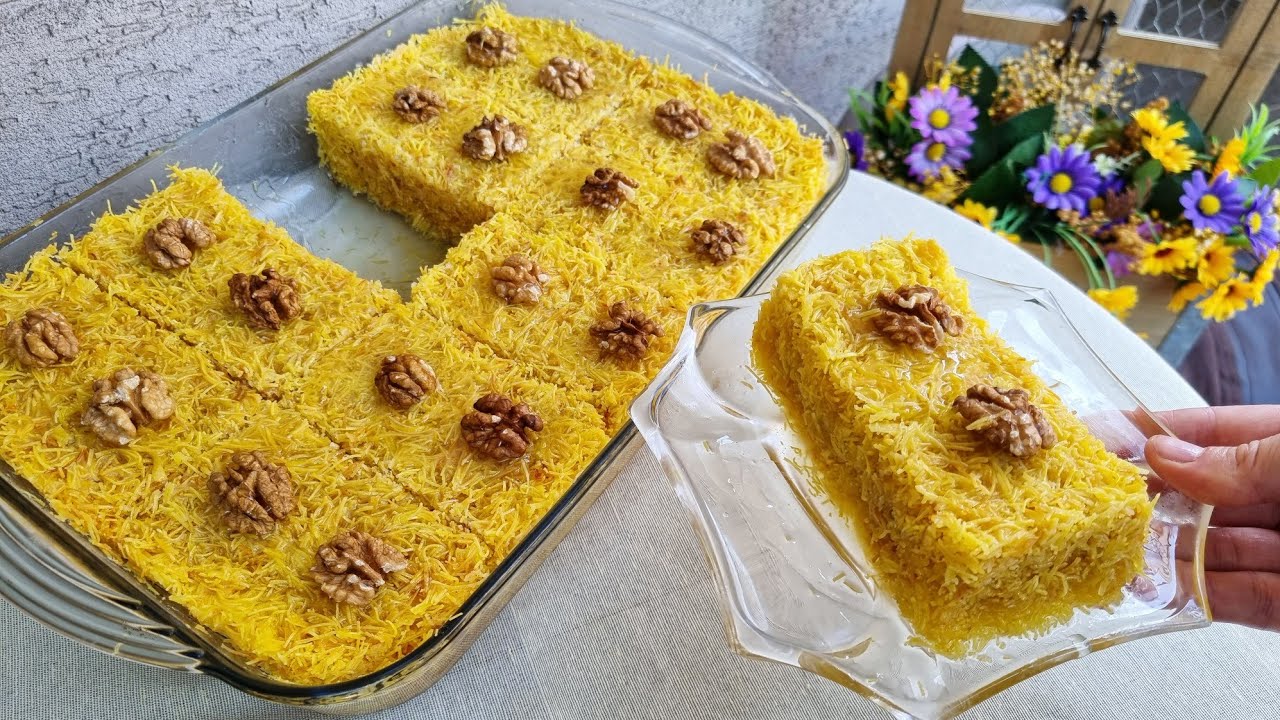 Ëmbëlsira e Bajramit KADAIF me Sherbet si gjyshet tona 🙌