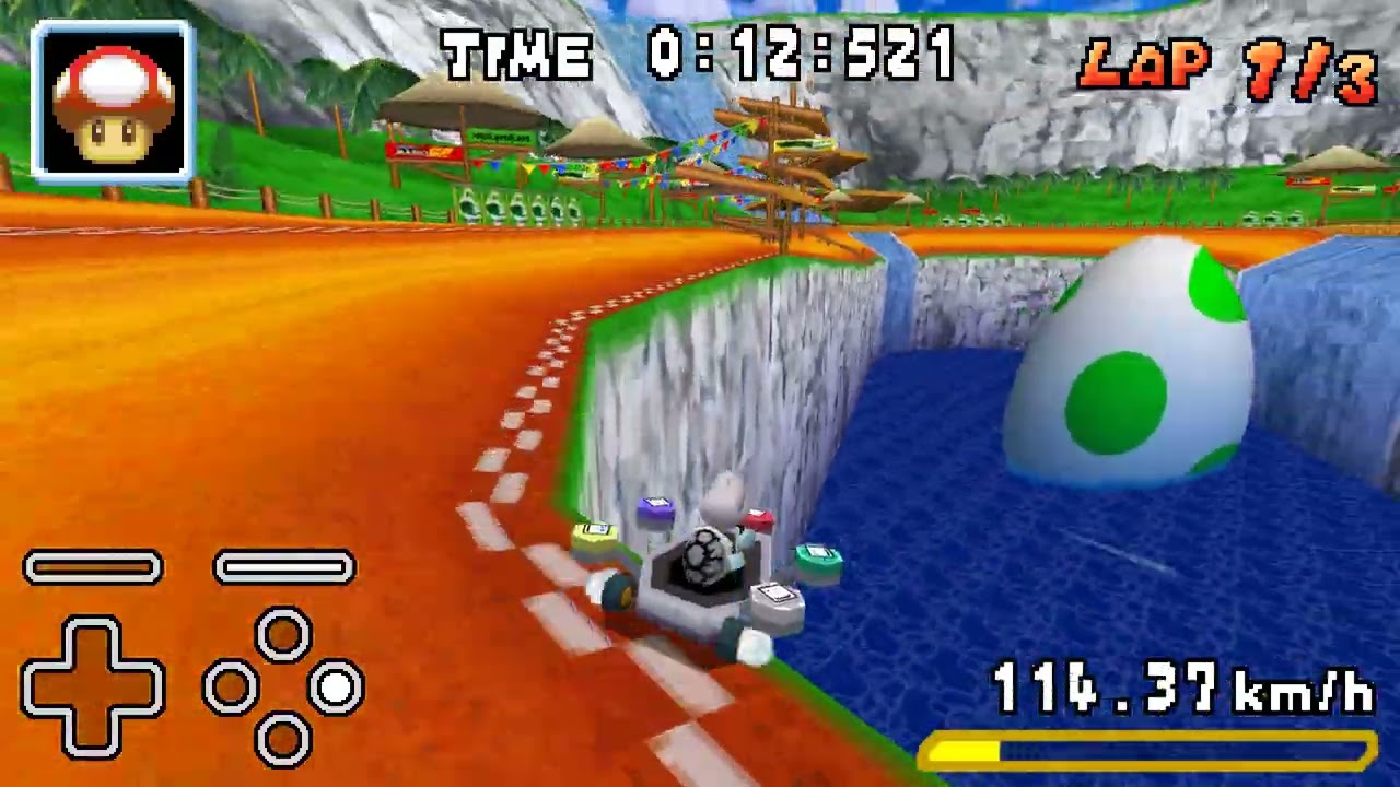 [MKDS] Yoshi Falls 0:46:059