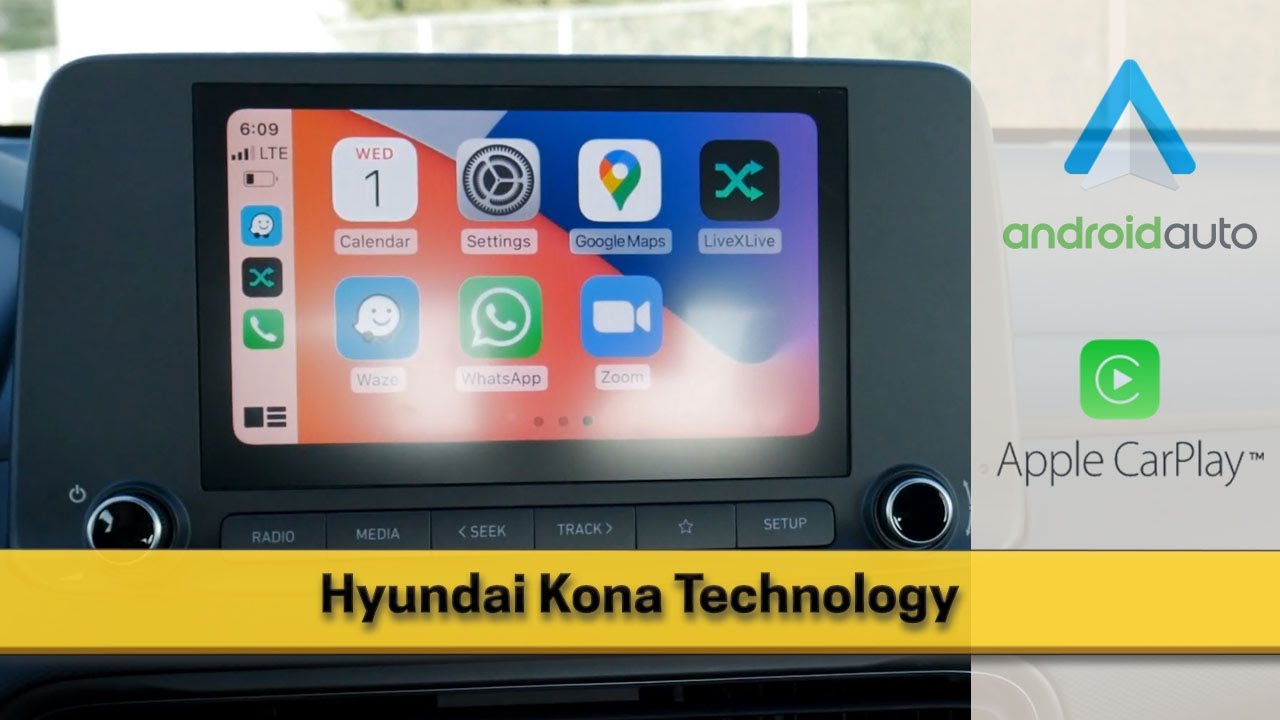 Медиаэкран Hyundai Kona 2022-2023 | Беспроводные Android Auto и Apple Car Play?!