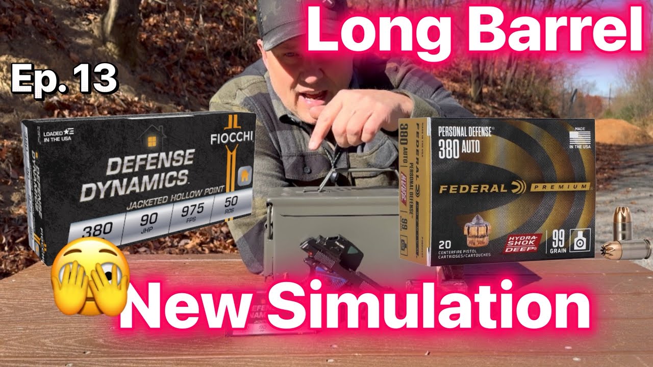 Ep. 13 Beretta Cheetah 80x 380 Ammo Testing: 99 gr Federal Hydra Shok Deep & 90 gr Fiocchi JHP
