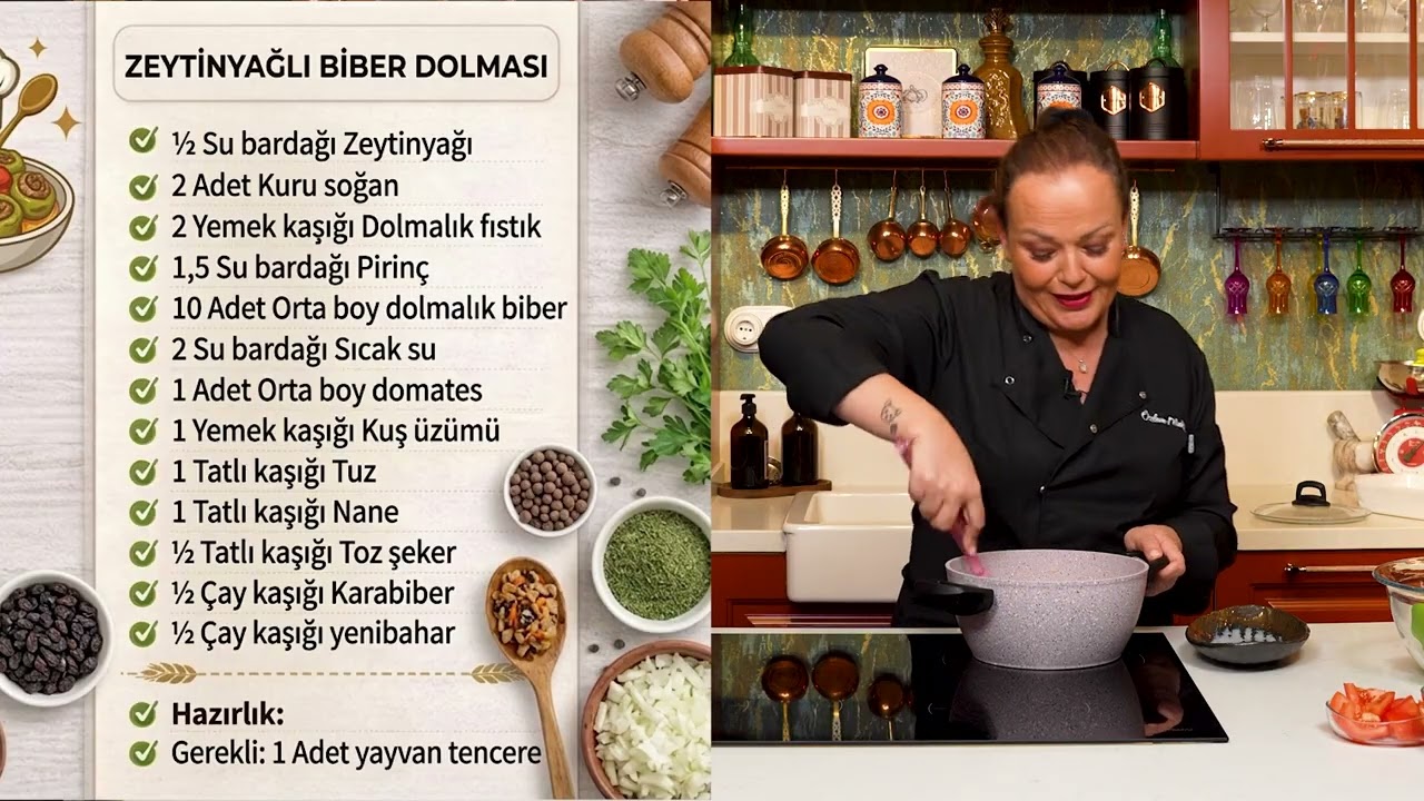 Tam Ölçülü EN KOLAY Zeytinyağlı Biber Dolması Tarifi | Dağılmayan, Lapa olmayan Lezzeti Yerinde!