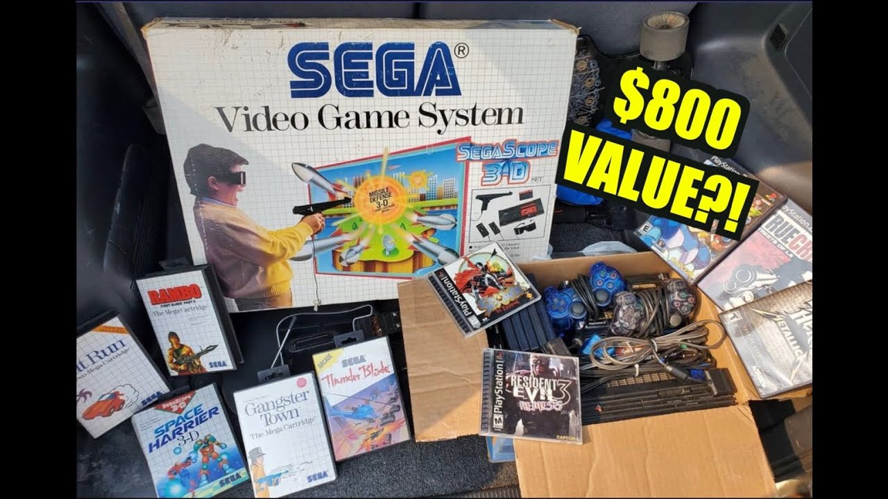 INSANE SEGA MASTER SYSTEM FIND!! / Live Video Game Hunting