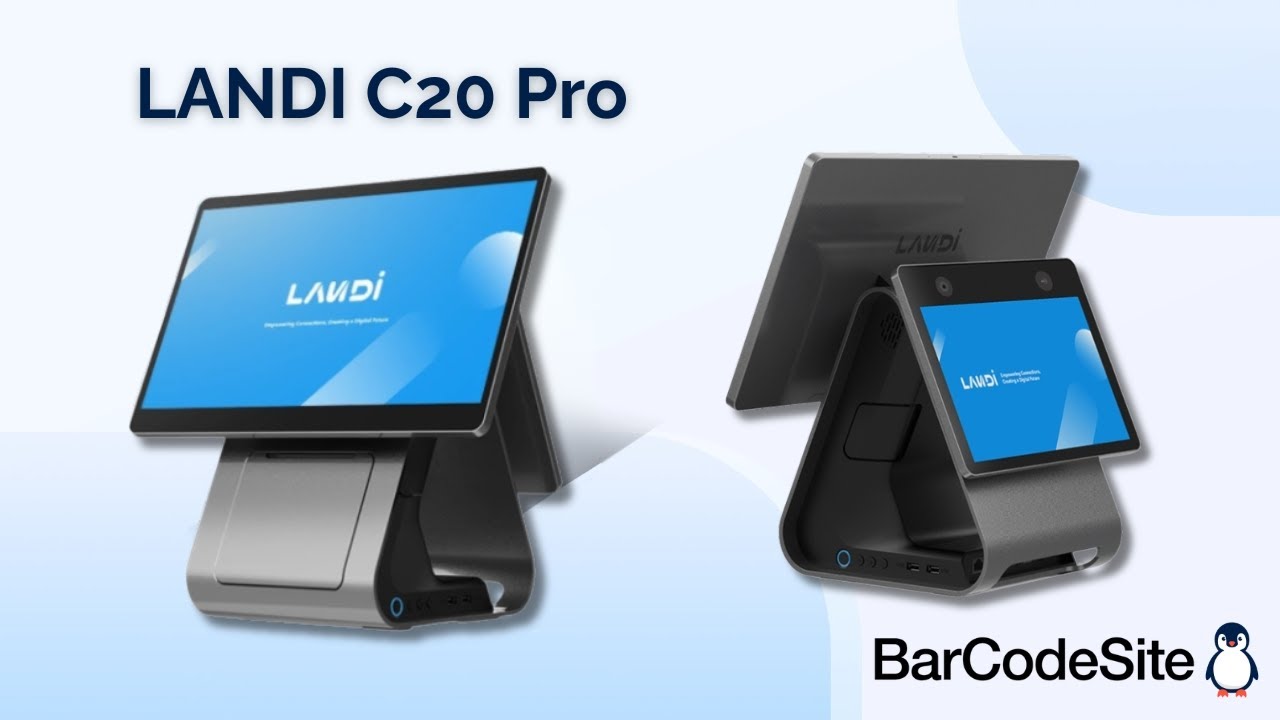 Landi C20 Pro: Terminal POS para negocios | Barcode Site