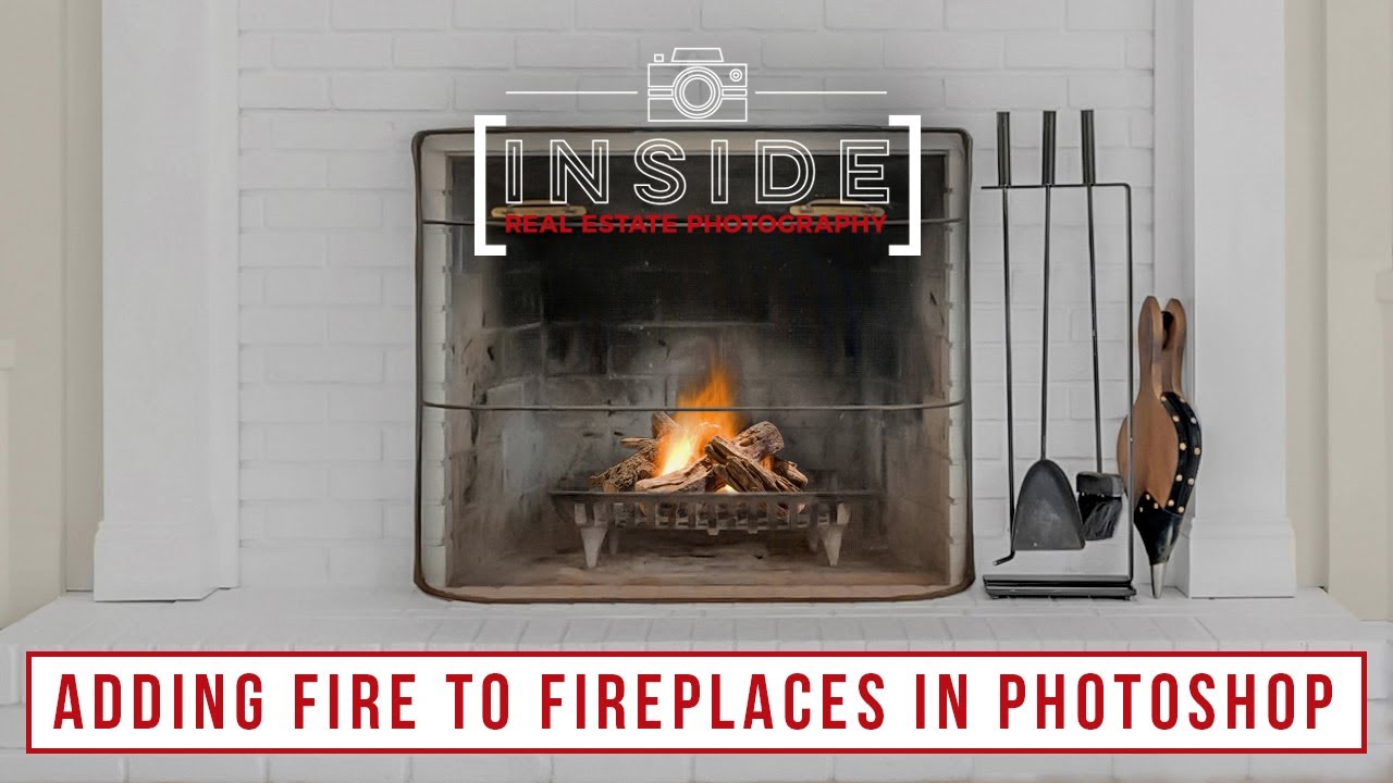 Adding Fire into Fireplaces in Photoshop