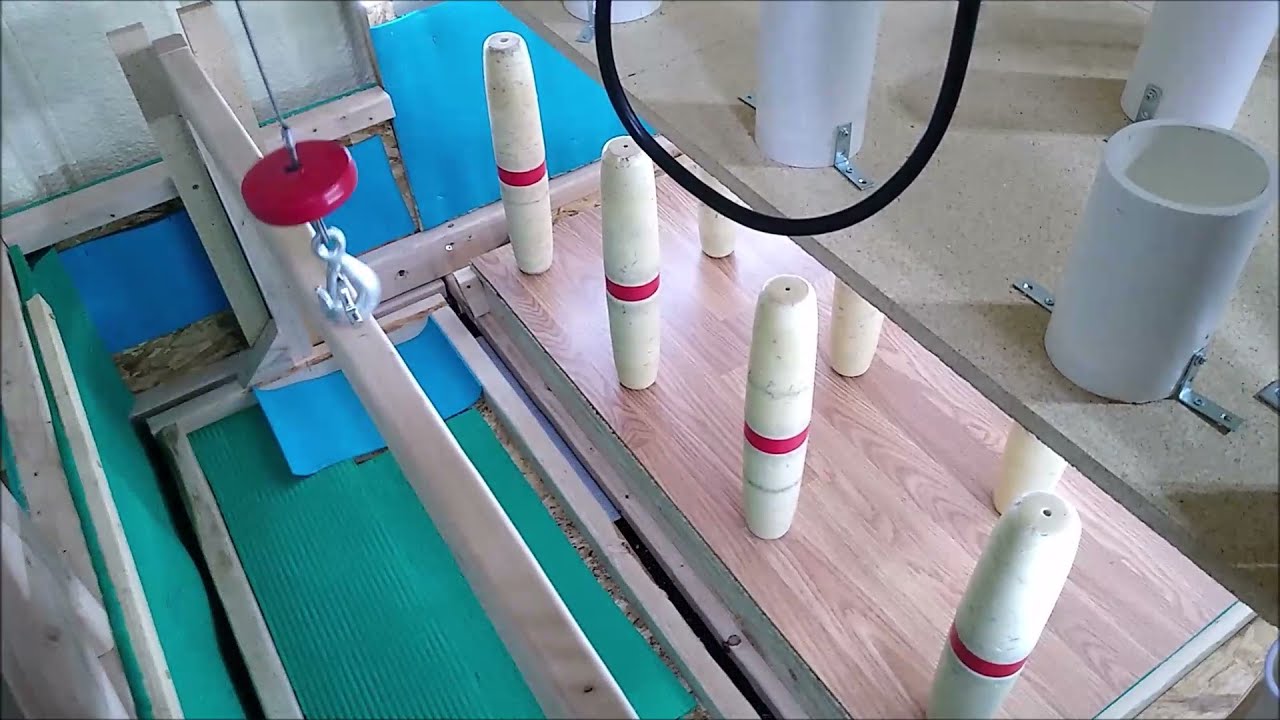Home Candlepin bowling alley: Low Cost Approach