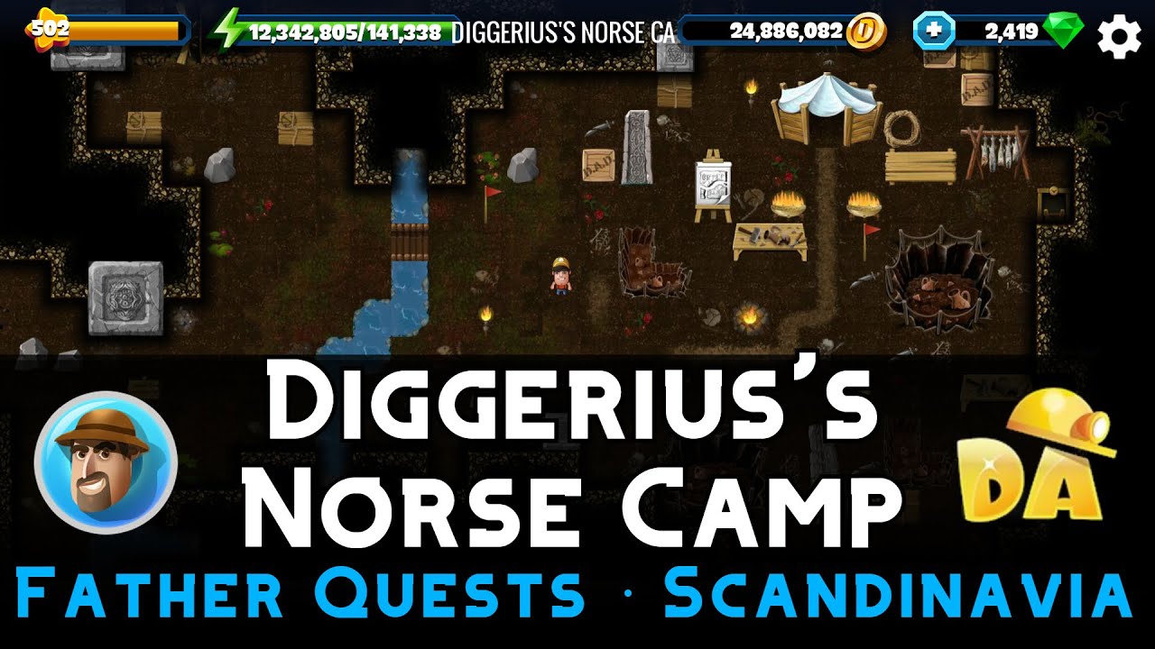 Diggerius's Norse Camp | Father Scandinavia #2 | Diggy's Adventure
