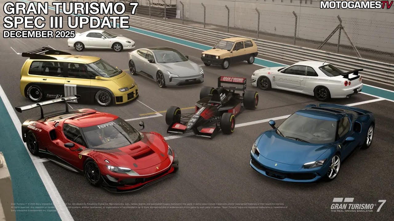 Gran Turismo 7 - December Free Update (Spec III) and Power Pack Paid DLC | Trailers & Screenshots