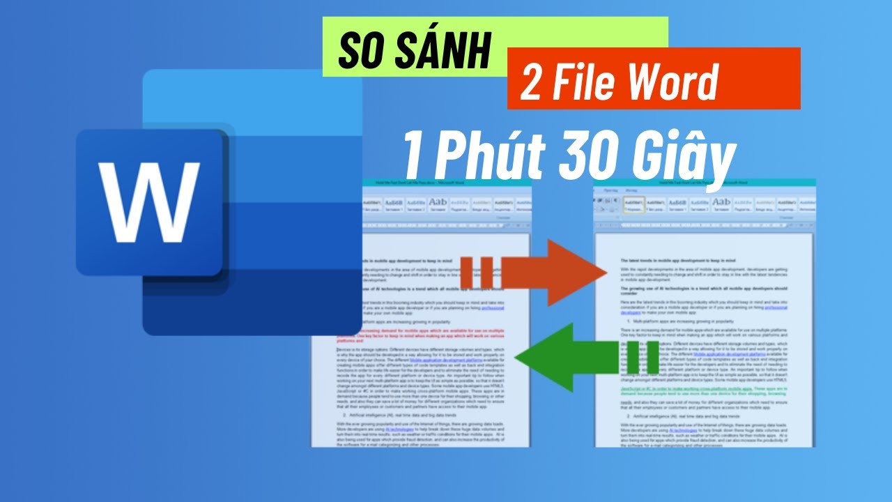 So Sánh 2 File Word Tìm Điểm Khác Biệt Nhanh Nhất
