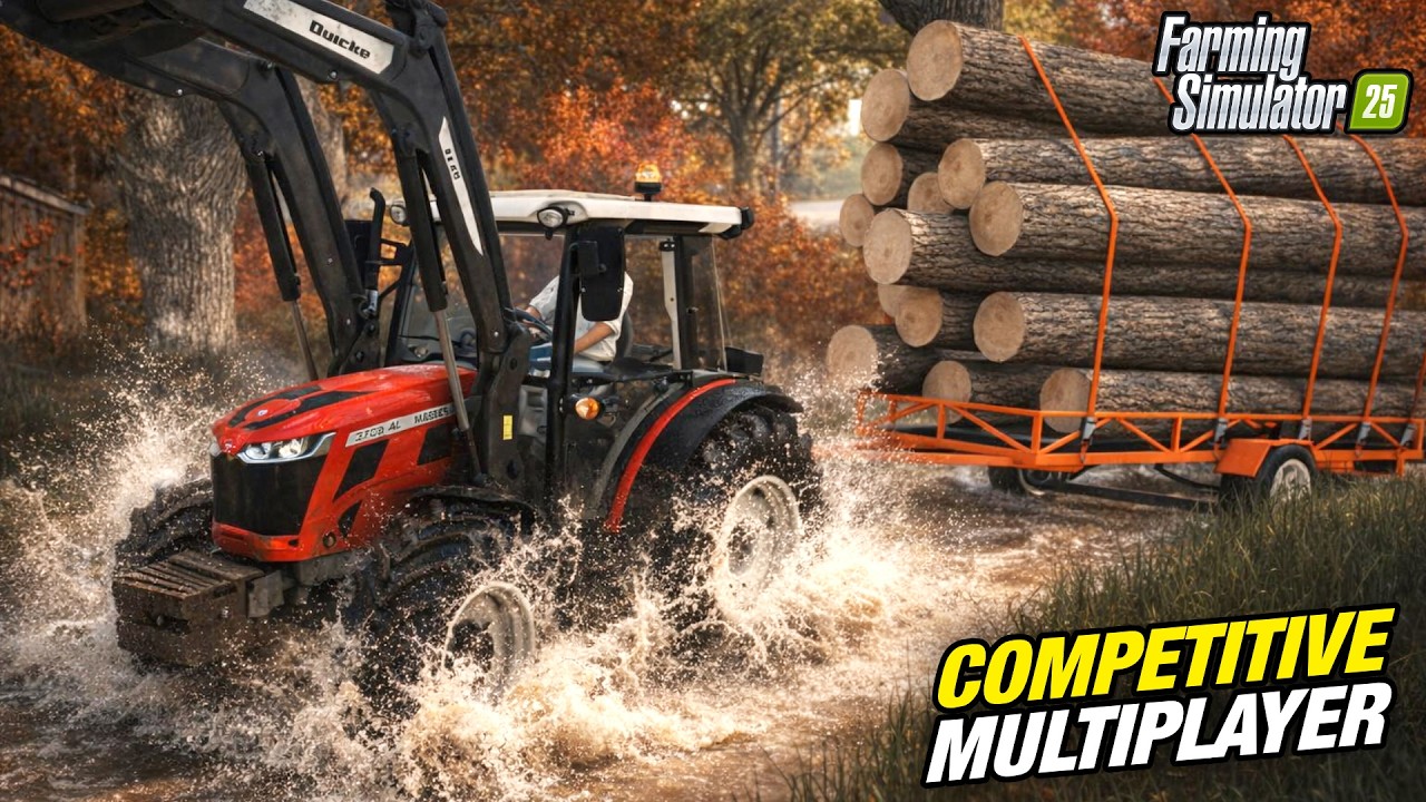 FLOODED FOREST AND I BUY A NEW FIELD!! - Farming Simulator 25 - Competitive MP | Episode 4