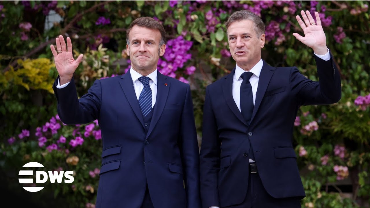 JUST IN: Slovenia&rsquo;s PM Robert Golob Welcomes France&rsquo;s President Macron at MED9 Summit | AC1E