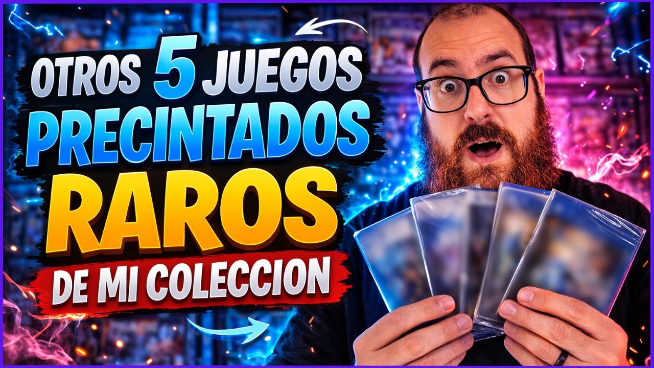 Otros 5 juegos PRECINTADOS de mi colección 🎮 EDICIONES RARAS