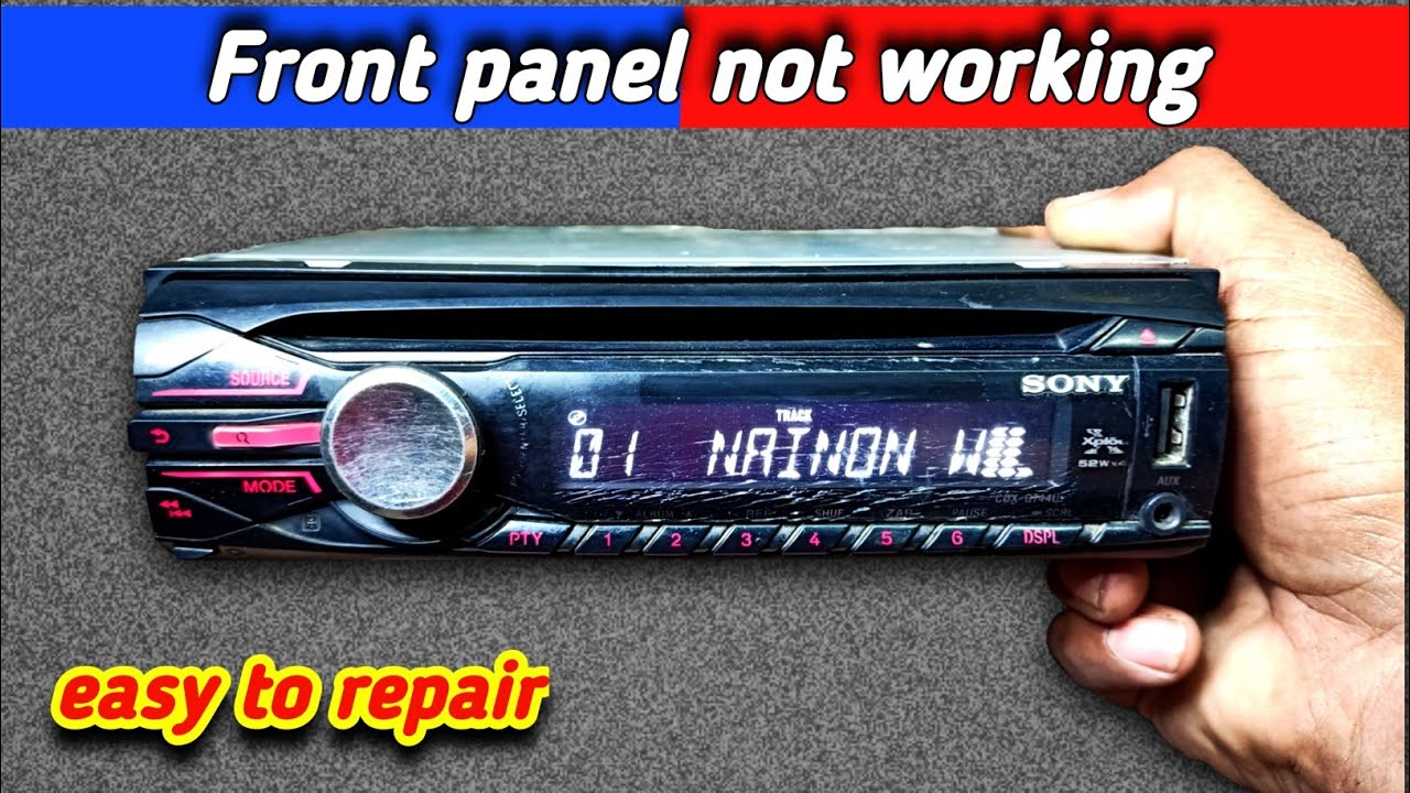 sony stereo system for car volume button not working car stereo repair