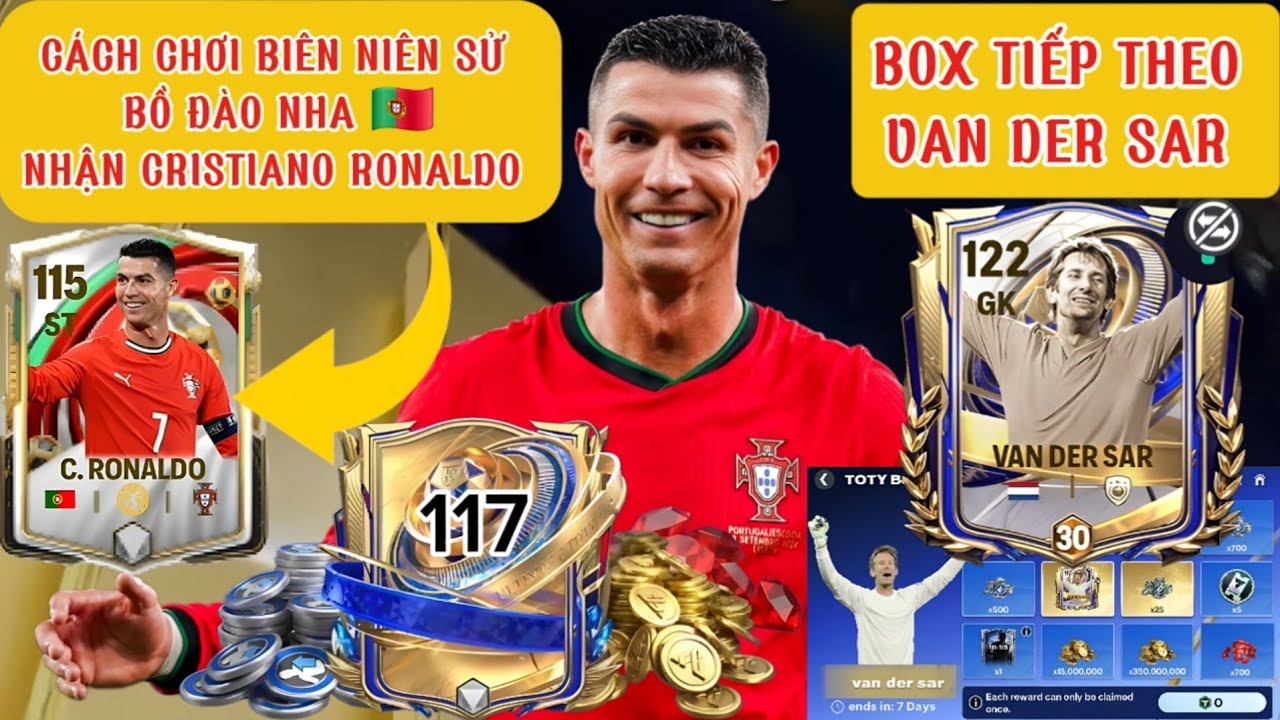 CÁCH CHƠI BIÊN NIÊN SỬ BỒ ĐÀO NHA 🇵🇹 | BOX TIẾP THEO CẦU THỦ VAN DER SAR OVER 117 | FC MOBILE 26