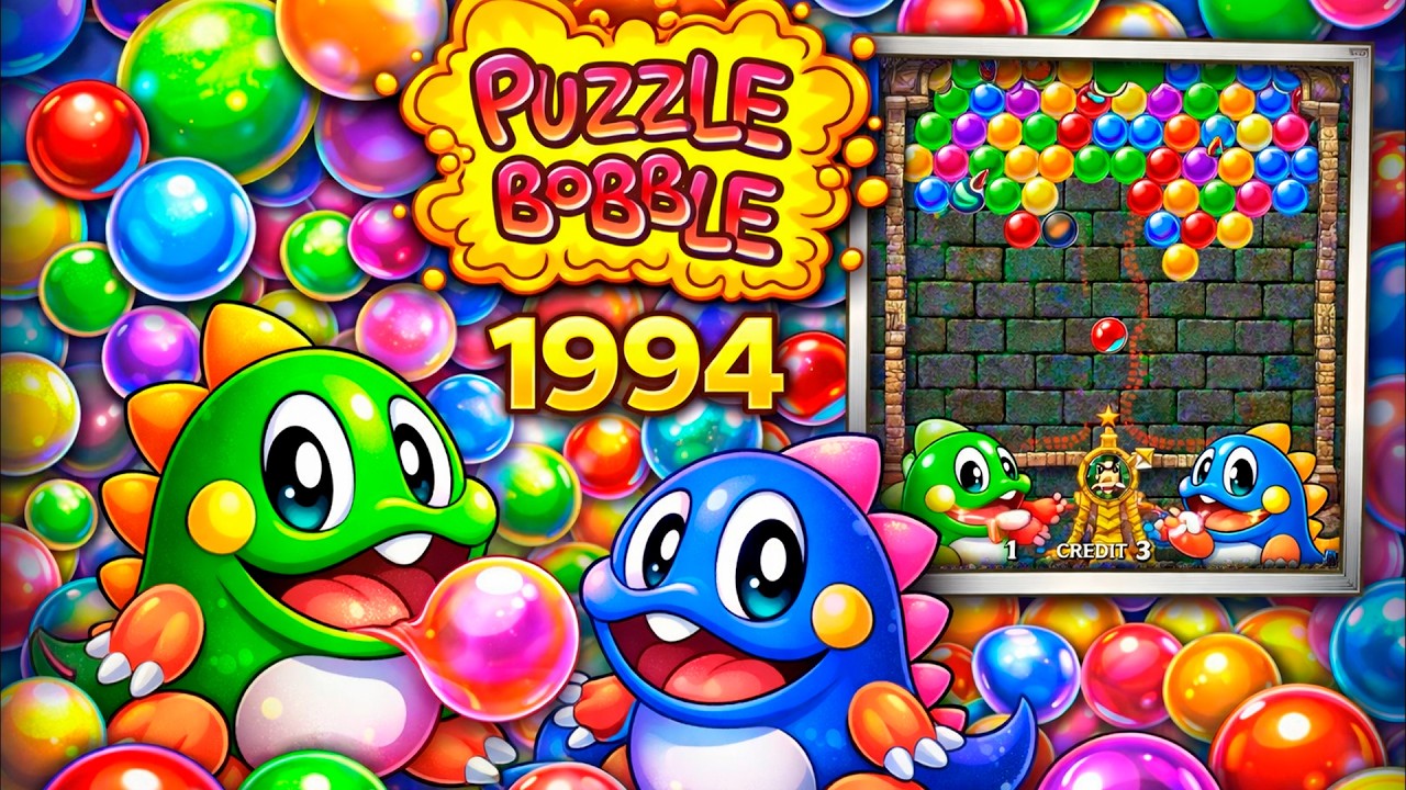 Charlando y jugando Puzzle Bobble en directo 🎮 Unboxing