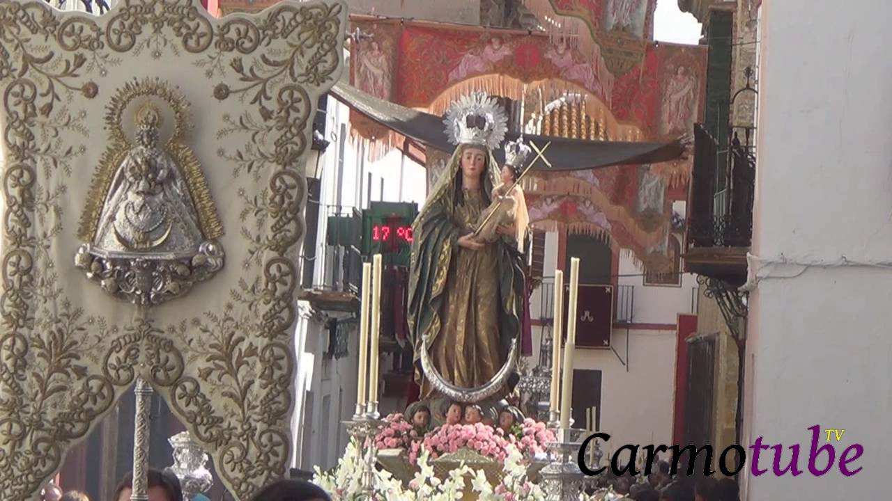 Corpus Christi de Carmona 2016 llegando a Plaza de San Fernando (Procesión Completa)