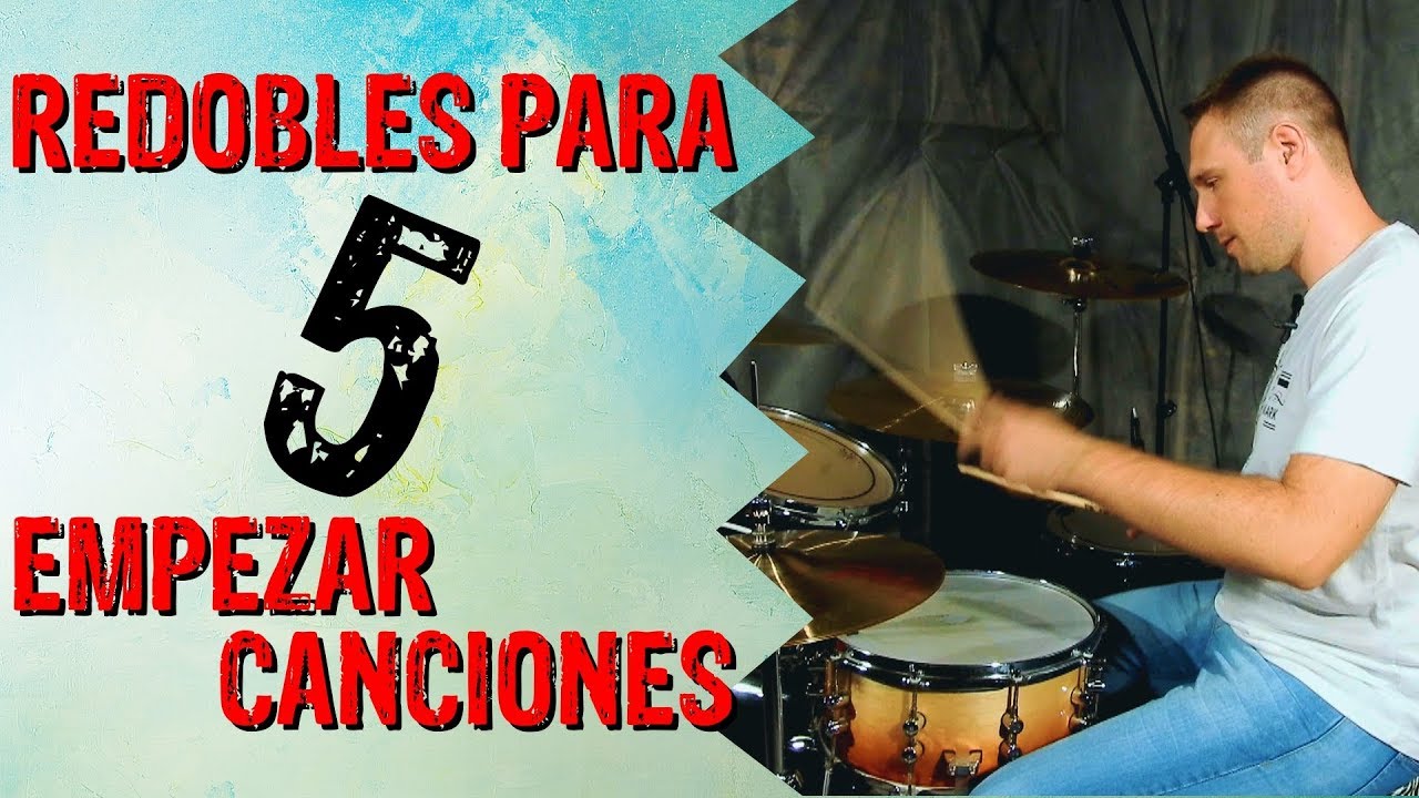 Redobles para empezar canciones usando el rudimento flam - Clases de bateria