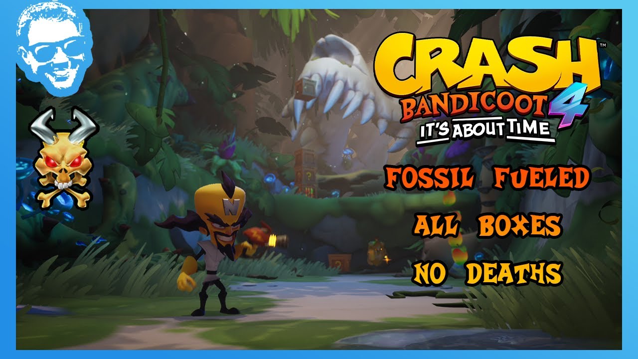 Fossil Fueled — Полное прохождение — Без смертей — Все драгоценные камни — Crash Bandicoot 4: Вре...