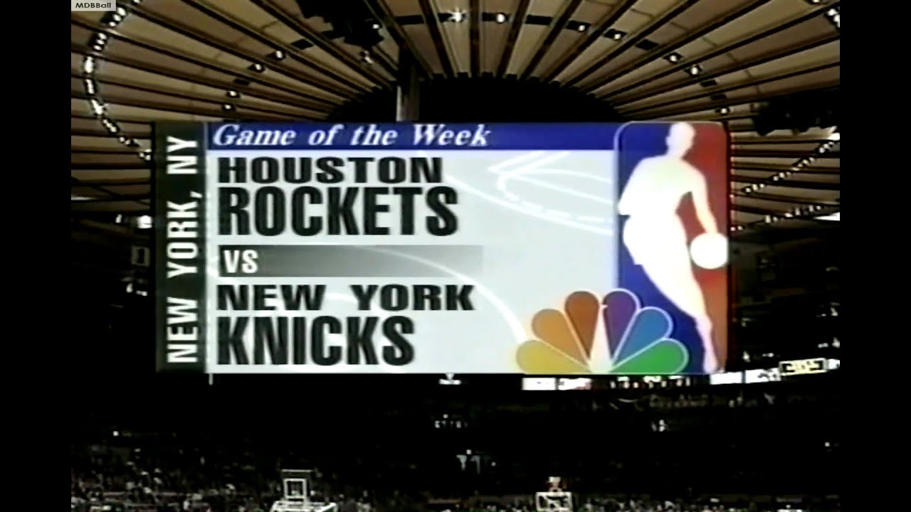 NBA ON NBC - Rockets @ Knicks February 1998