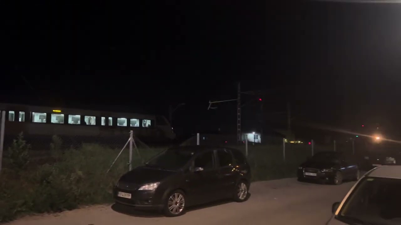 Renfe UT-465 (Civia) departing from Sant Celoni station with destination: Airport El Prat (R2N)