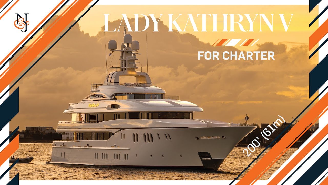 M/Y LADY KATHRYN V for Charter | 200’ (61m) Lurssen Superyacht
