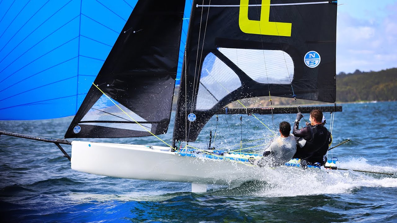 Day 2 Red Pump 16ft Skiff Australian Championships