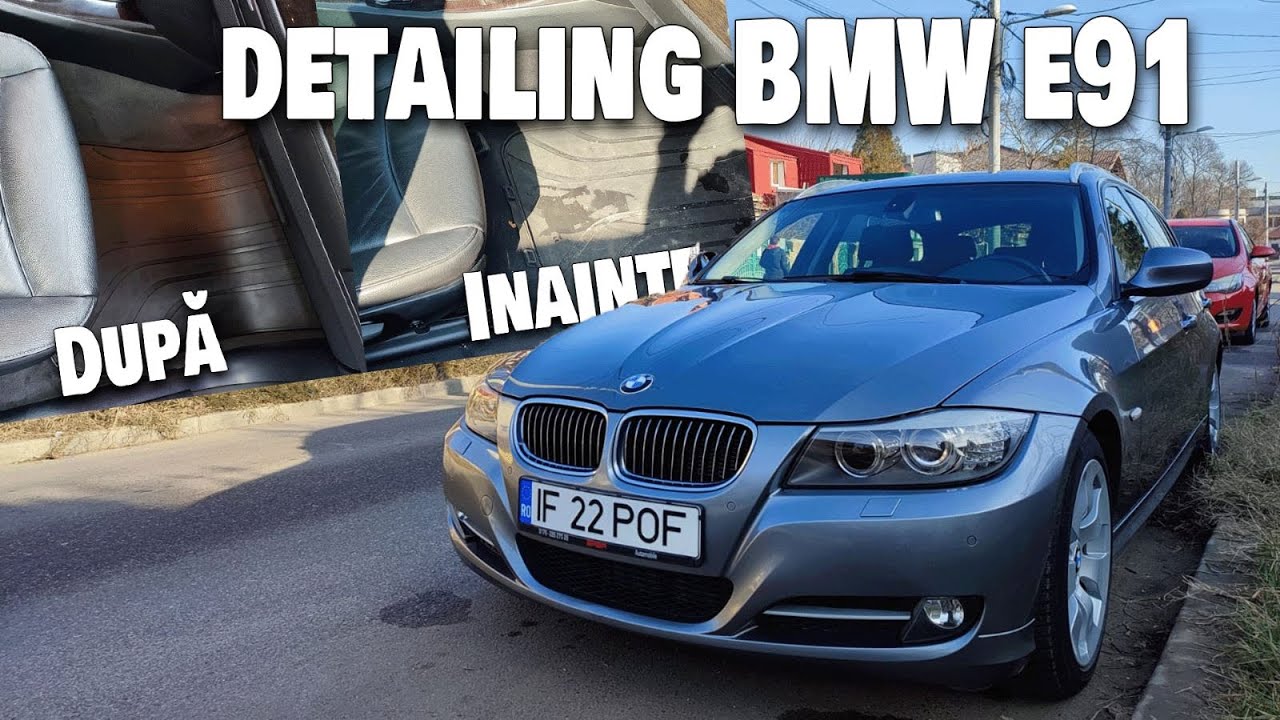 BMW E91 2012 aut 320d detailing interior