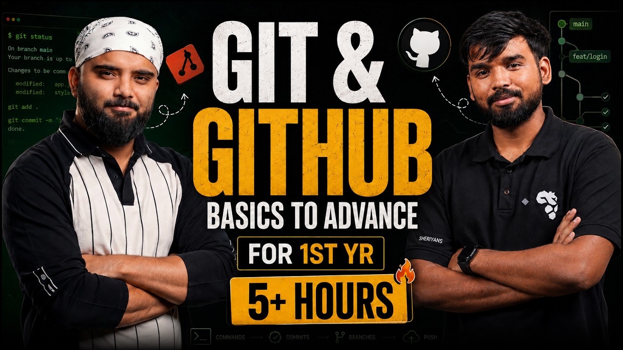 Git & GitHub For First Year Students (What Actually Matters)