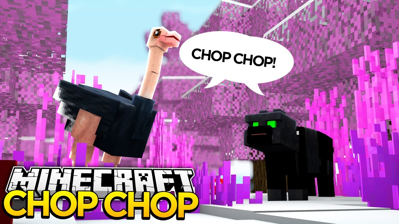 Minecraft Hide N Seek  - CHOP CHOP - BABY MAX IS LOST - Little Baby Max