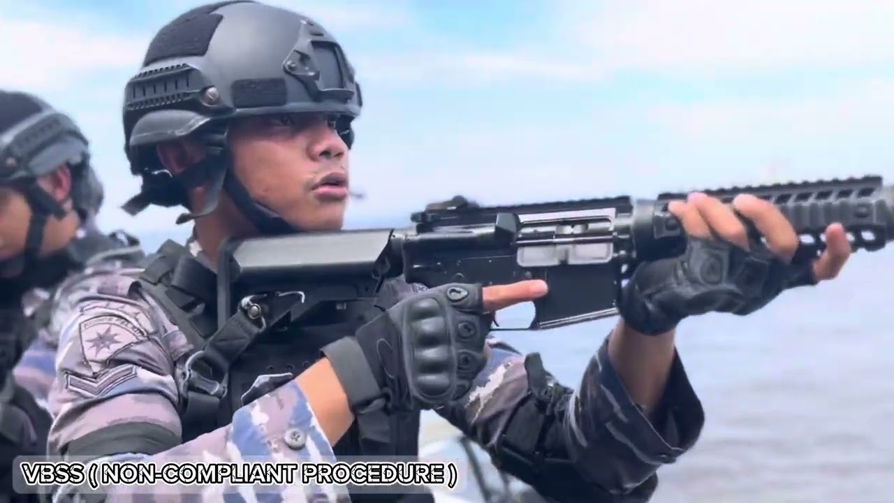 KRI Kerambit Melaksanakan Latihan Bersama dengan KRI Pulau Rangsang