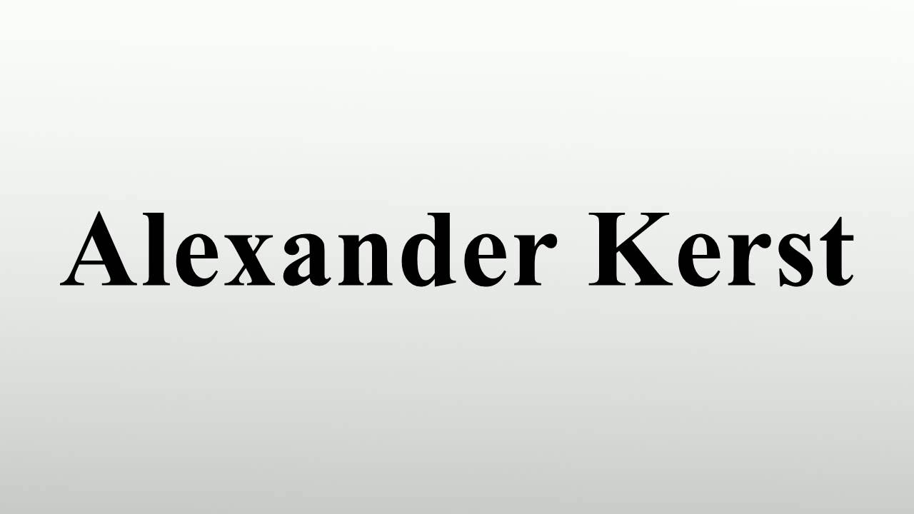 Alexander Kerst