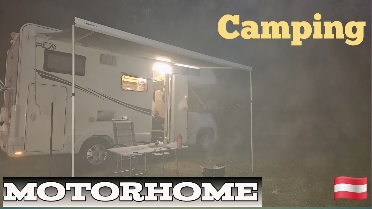تخييم بيت المتنقل بين ارياف النمسا camping motorhome 4k