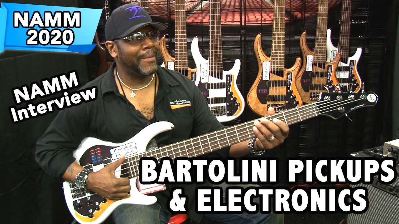 Bartolini Pickups & Electronics Booth talk - Bass guitar demos NAMM 2020