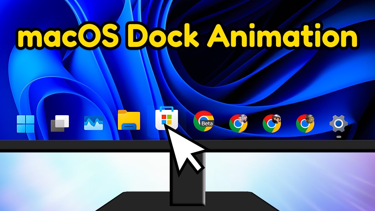 Windows 11 Just Got a macOS-Style Taskbar Animation