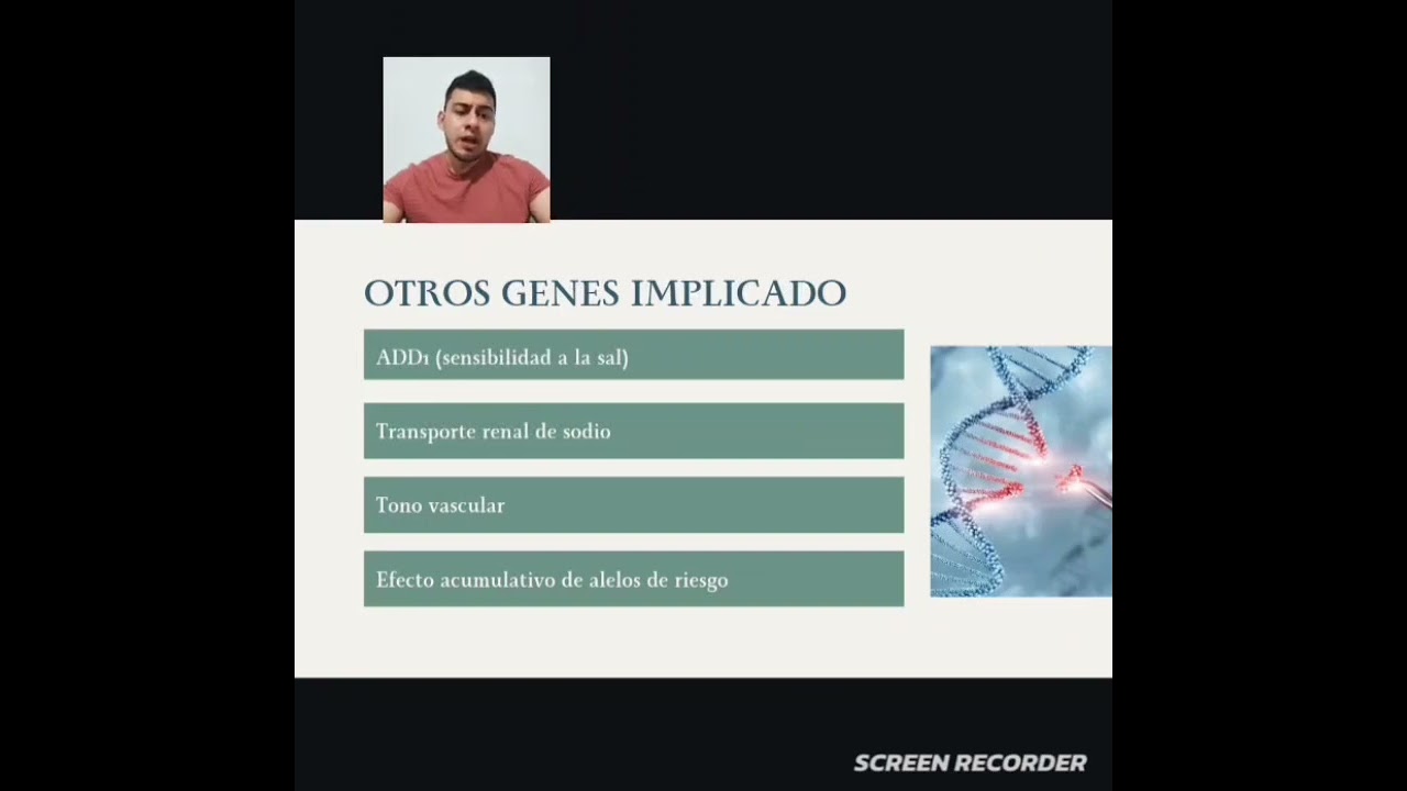 Video cápsula: Genes Implicados en la hipertensión y su modulación nutricional 