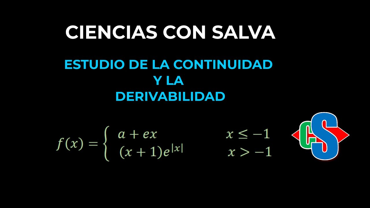 Continuidad y derivabilidad. Ejemplo resuelto.