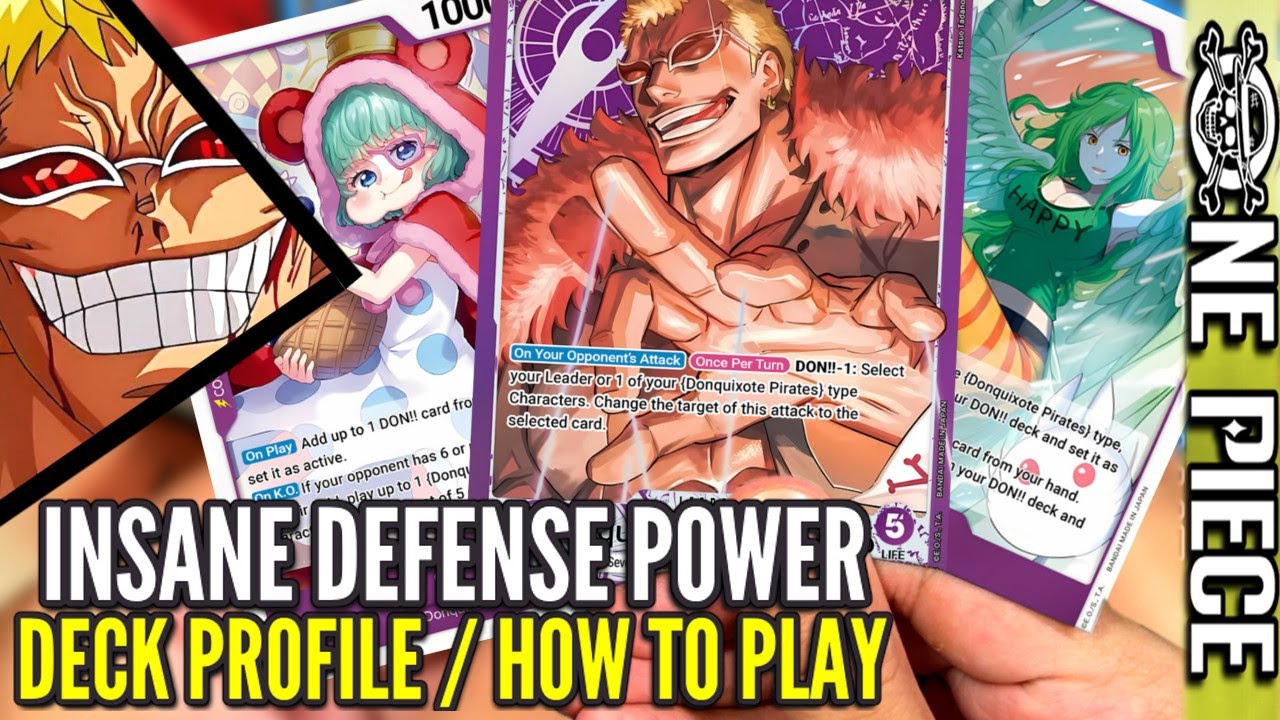 Профиль колоды Донкихота Дофламинго и как играть (OP14) | One Piece TCG