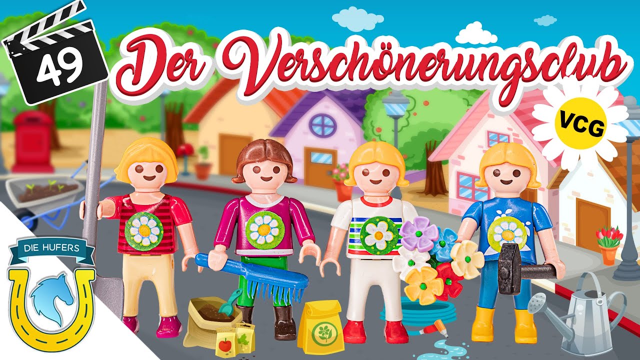 Playmobil Die Hufers -  Folge 49: Der Verschönerungsclub 🌼 | Playmobil Film Deutsch