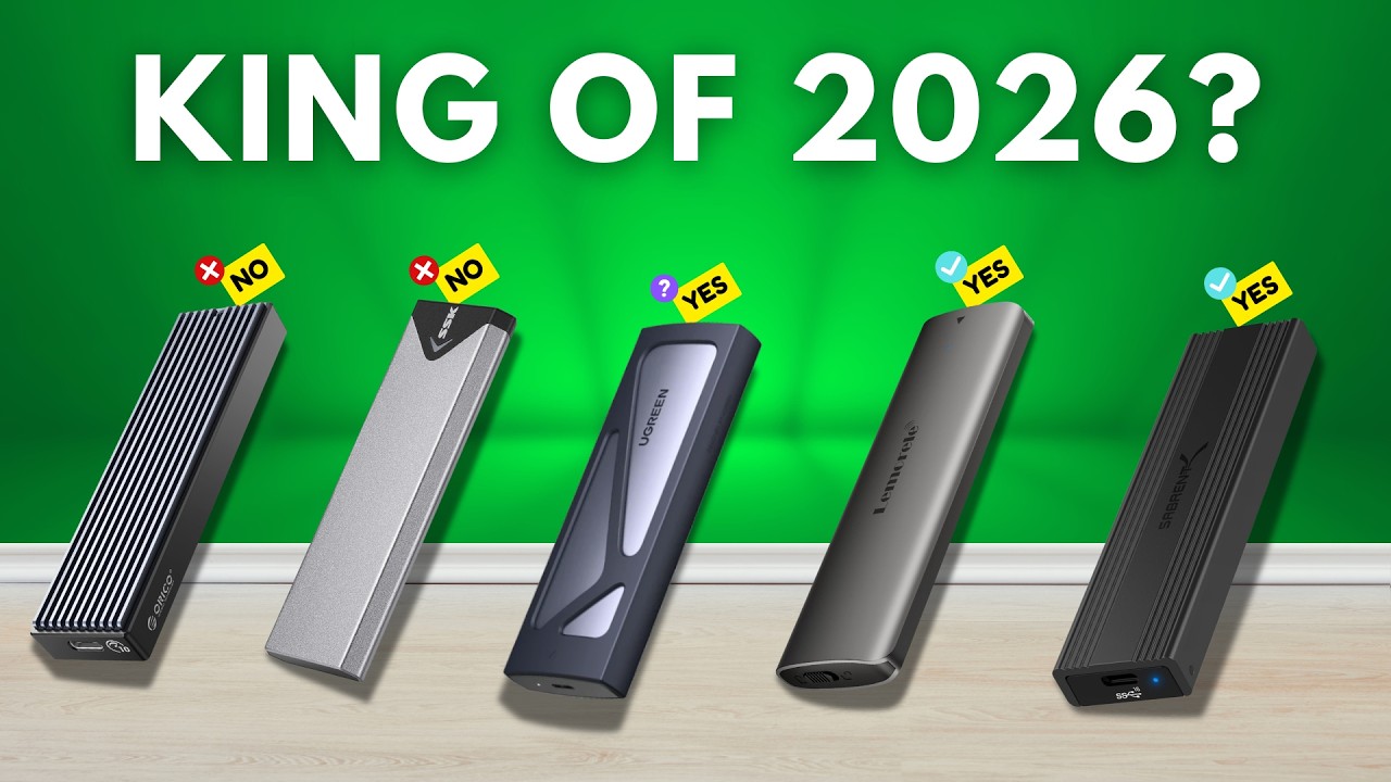 Best NVMe M.2 SSD Enclosures 2025 [watch before you buy]