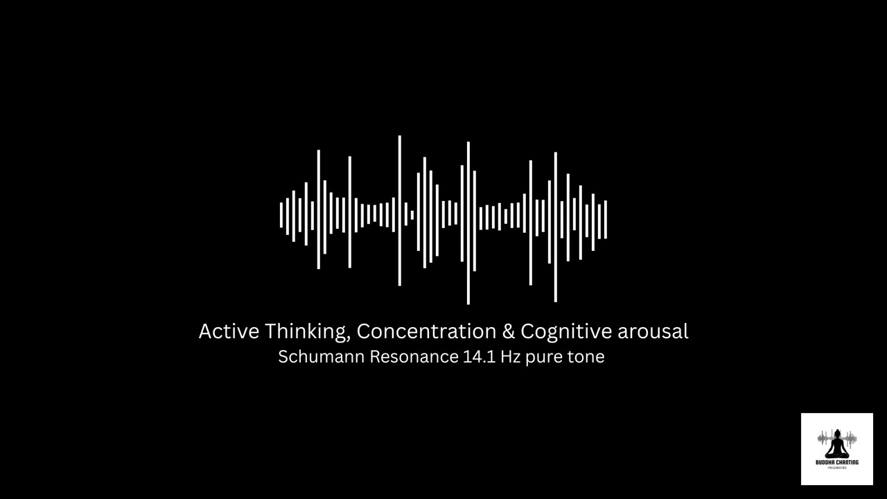 Schumann 14.1 Pure Tone | Schumann Resonance | Active Thinking  & Concentration #schumann #14.1