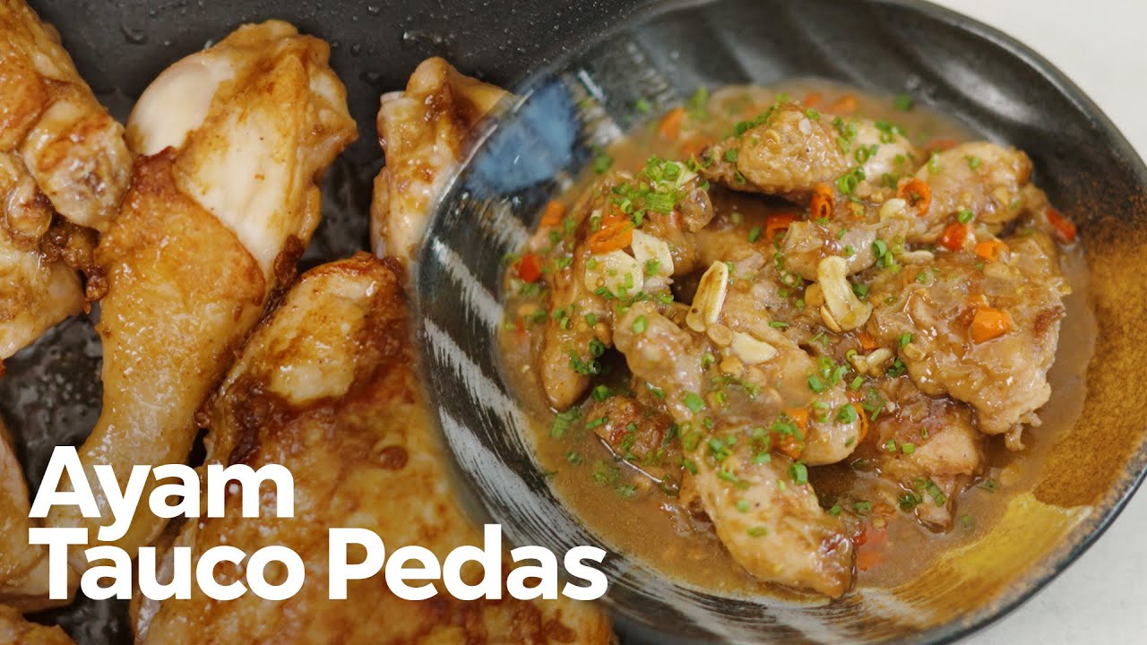 PAKE YANG ADA DI KULKAS AJA, RESEP AYAM TAUCO PEDAS !