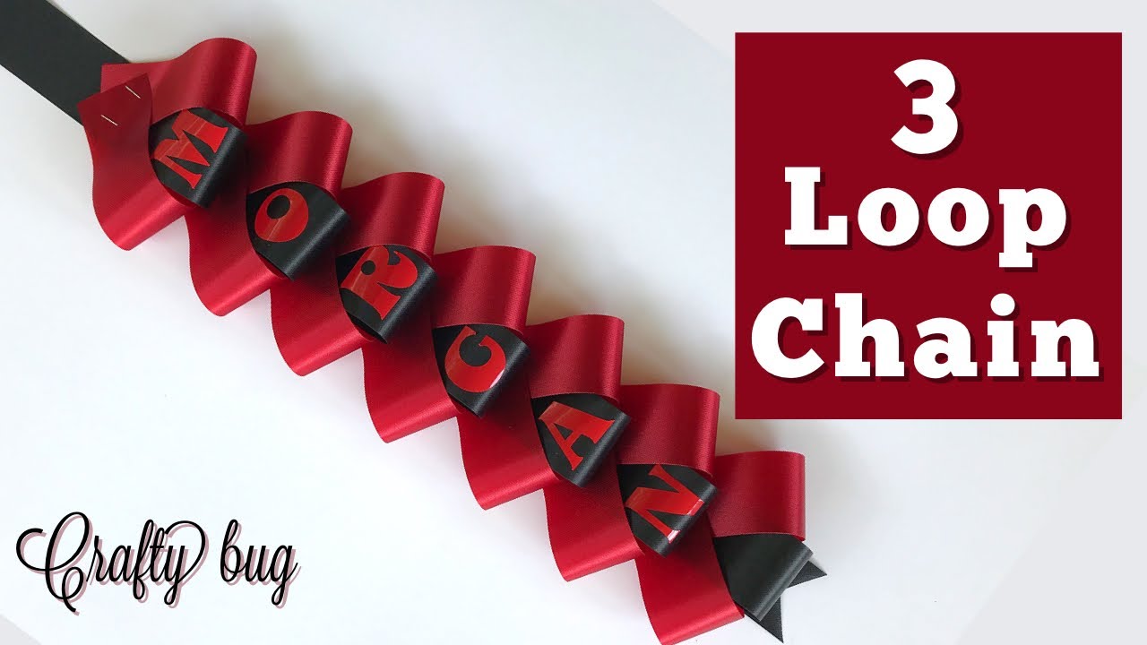 Цепочка из 3 петель для вечеринки с мамой; коса для вечеринки с мамой #craftybug #homecoming #hom...