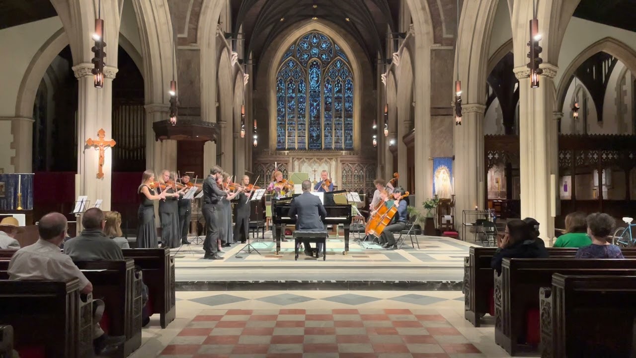 Bach: Concerto in D Minor BWV 1052 3rd movement, Stavros Dritsas - City of London Soloists