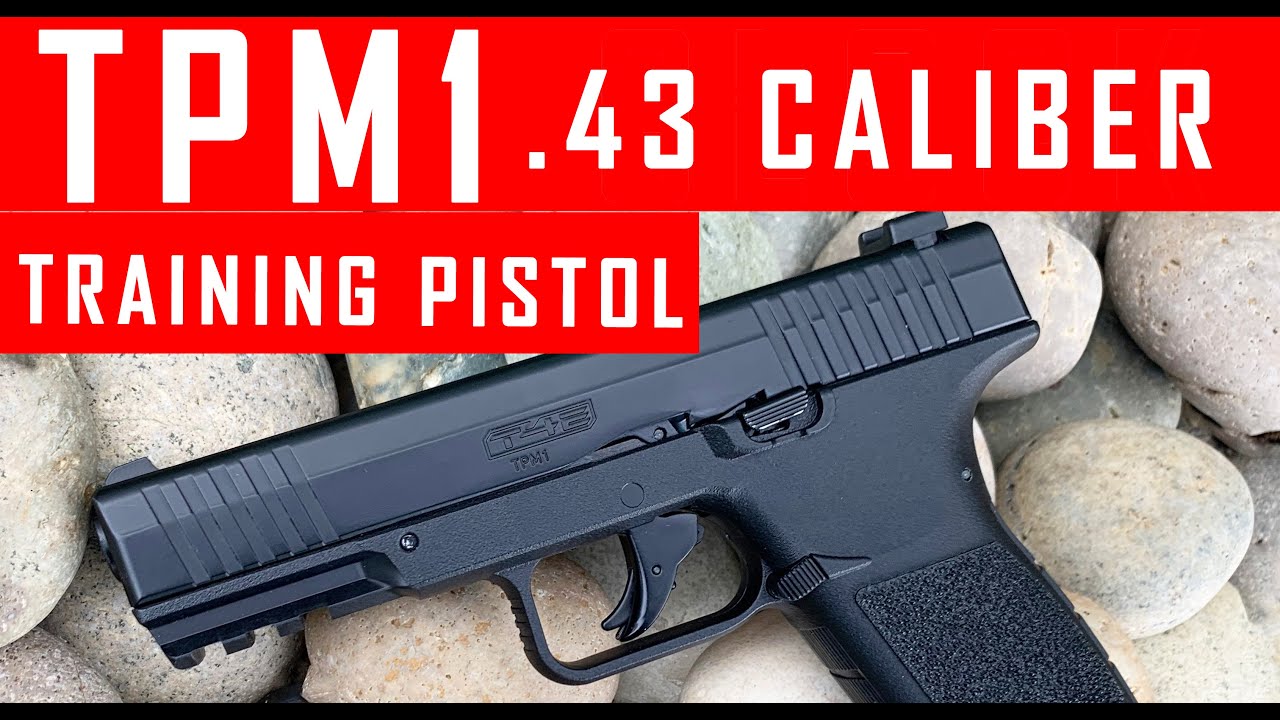 TPM1 Paintball Training Pistol T4E Shooting Demo