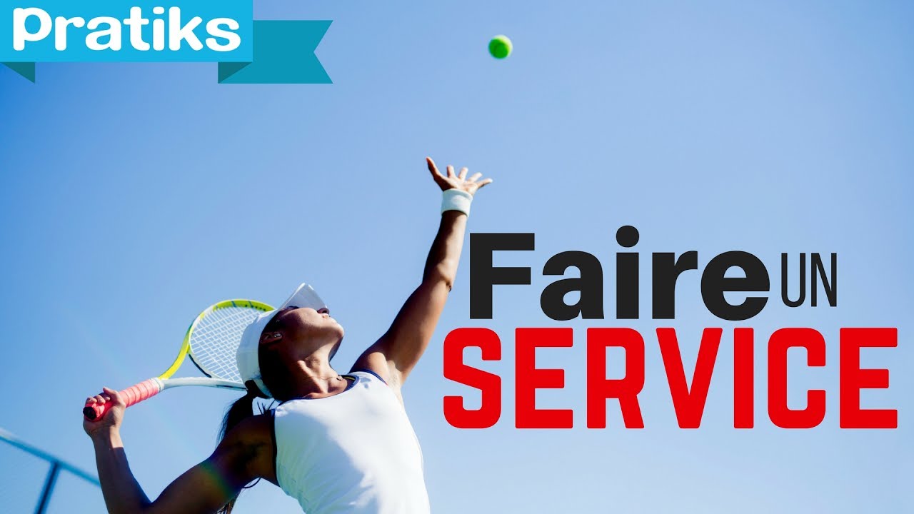 Tennis - Comment faire un service avec Lionel SARTORIS