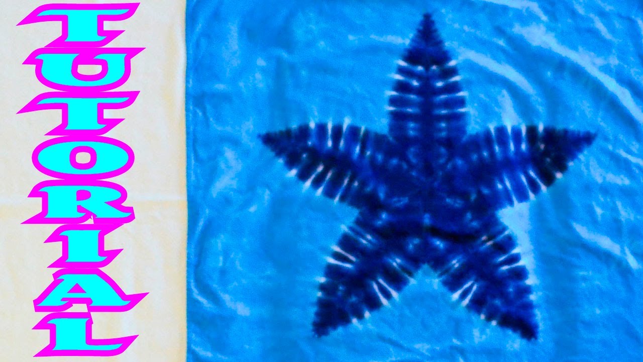 How to Tie Dye a 5 Pointed Star [Full Tutorial] #12