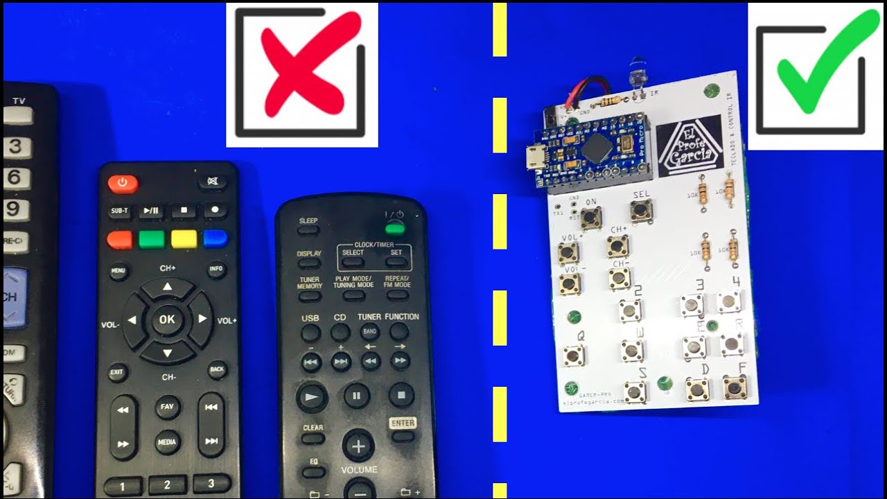 ✅ Clonando varios control remoto con el Teclado Gamer Pro Micro