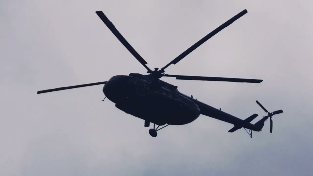 SLAF mi17 helicopter takeoff at Rathmalana 