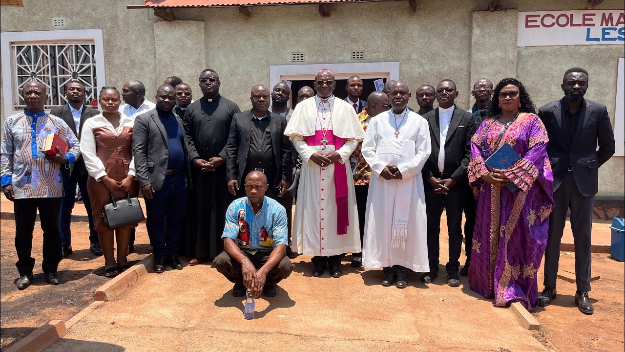 @Diocesedekolwezi : Messe inaugurale de la future chapelle Notre Dame de la sagesse