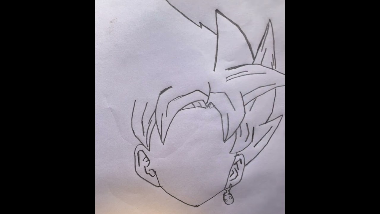 Drawing super saiyan rose