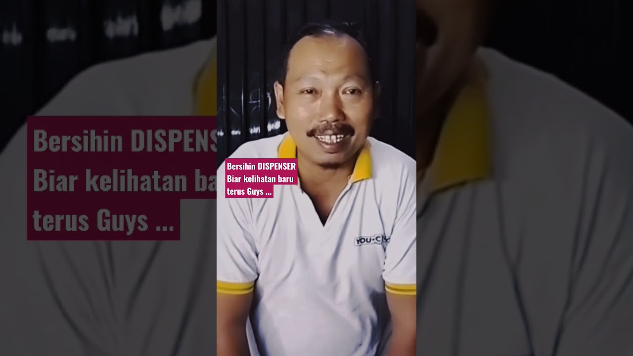 Bersihin DISPENSER biar kelihatan baru terus Guys #shorts #tutorial #videobermanfaat